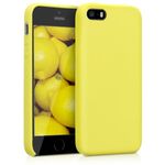 Husa pentru Apple iPhone 5/iPhone 5s/iPhone SE, Silicon, Galben, 42766.30 fotografia produsului