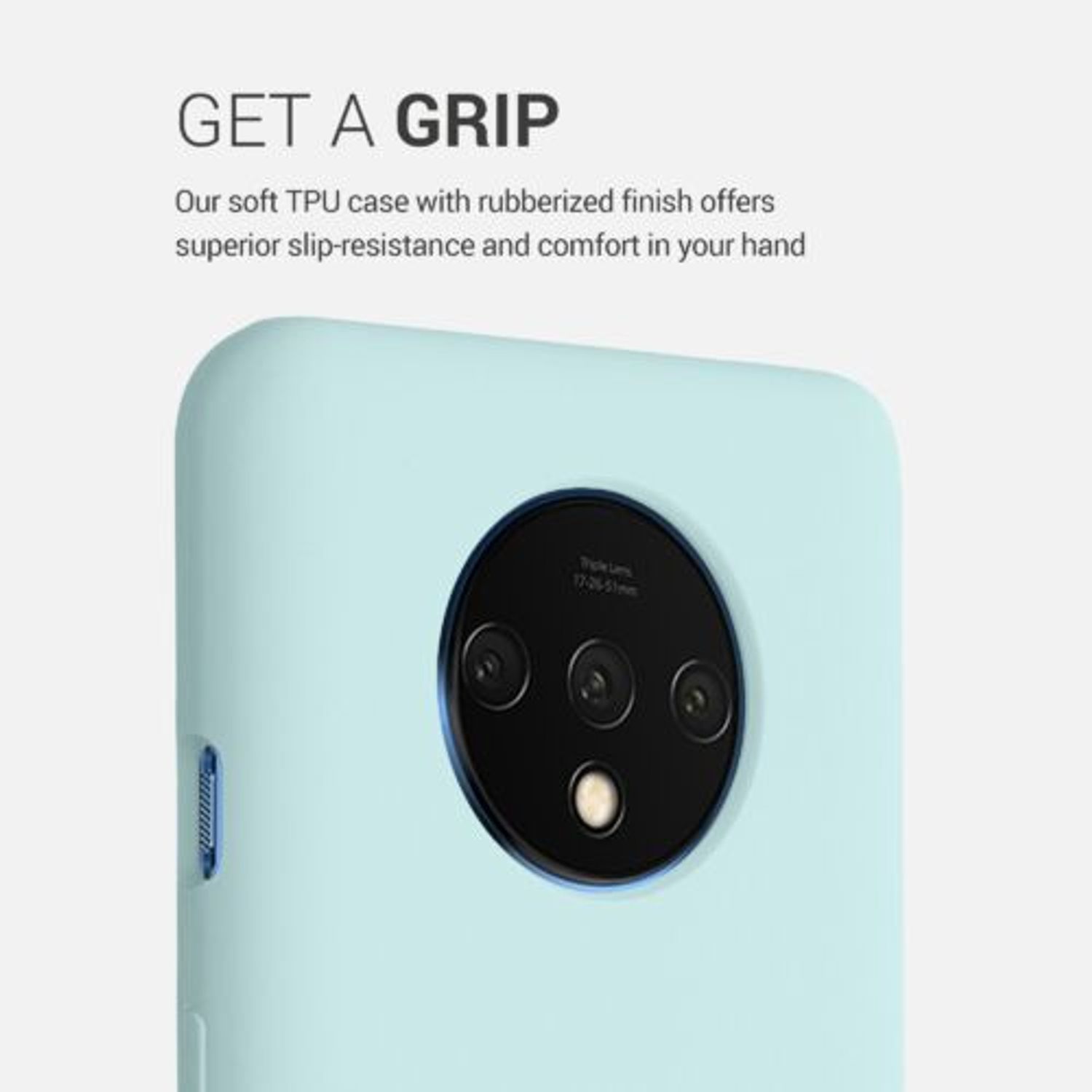 Husa pentru OnePlus 7T, Silicon, Verde, 50403.200 fotografia produsului View 4 L