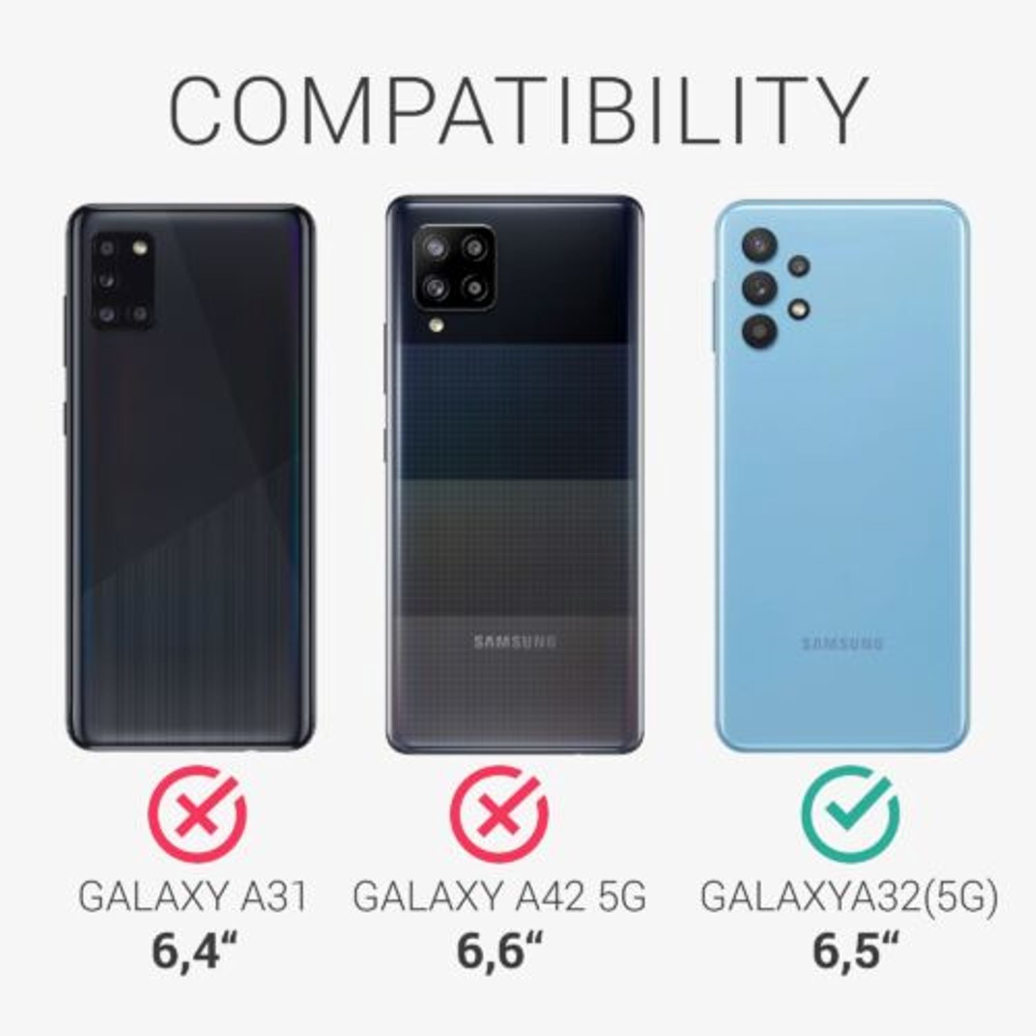 Husa pentru Samsung Galaxy A32 5G, Silicon, Transparent, 54450.01 fotografia produsului View 6 L
