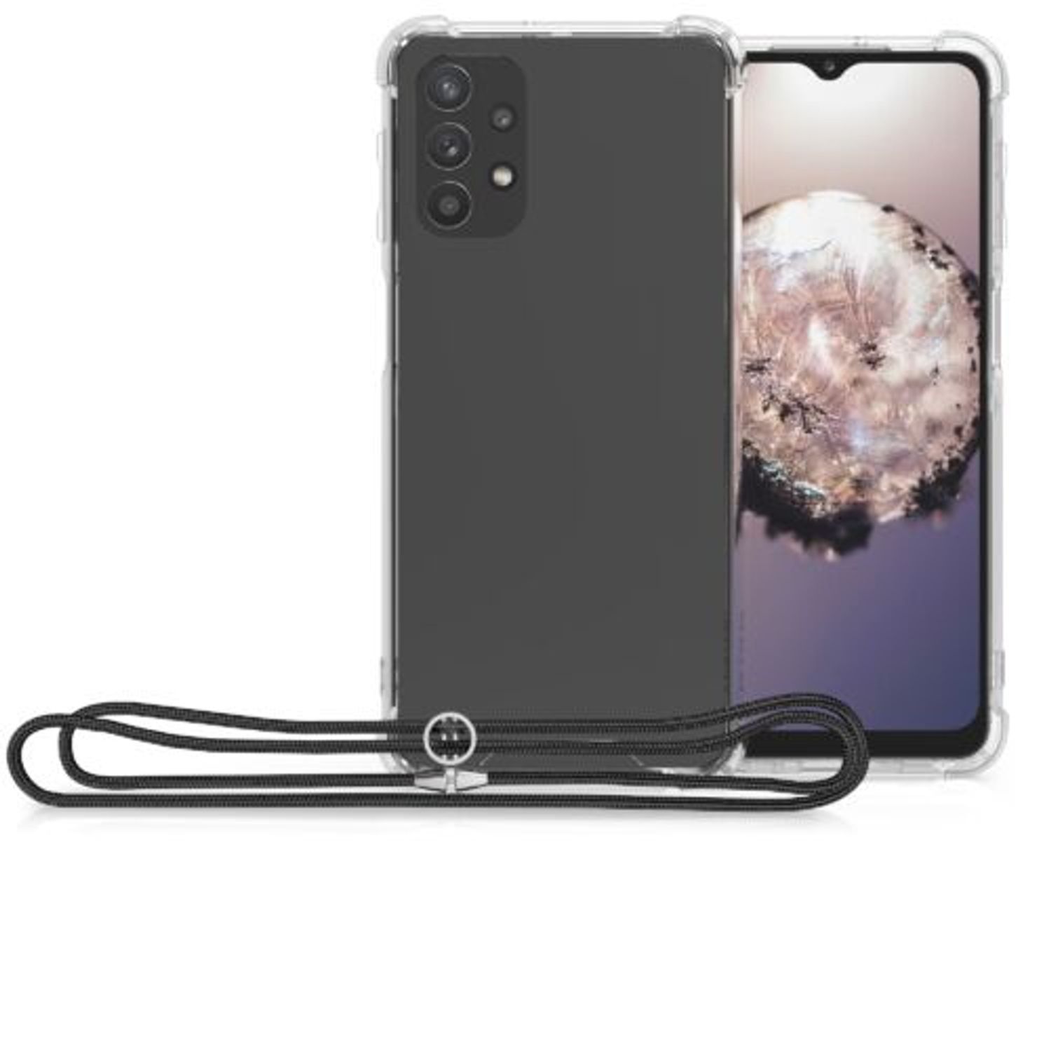 Husa pentru Samsung Galaxy A32 5G, Silicon, Transparent, 54450.01 fotografia produsului View 8 L