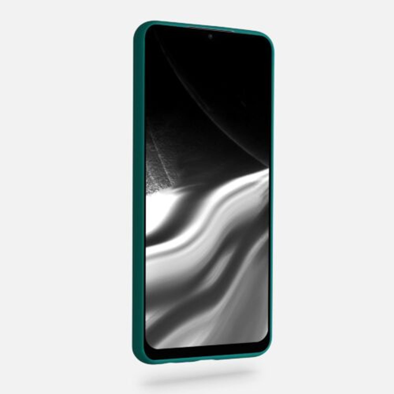 Husa pentru Samsung Galaxy A32 5G, Silicon, Verde, 54328.57 fotografia produsului View 3 L