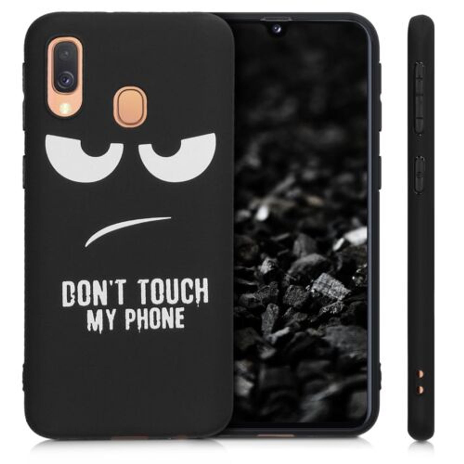 Husa pentru Samsung Galaxy A40, Silicon, Negru, 49523.04 fotografia produsului View 2 L