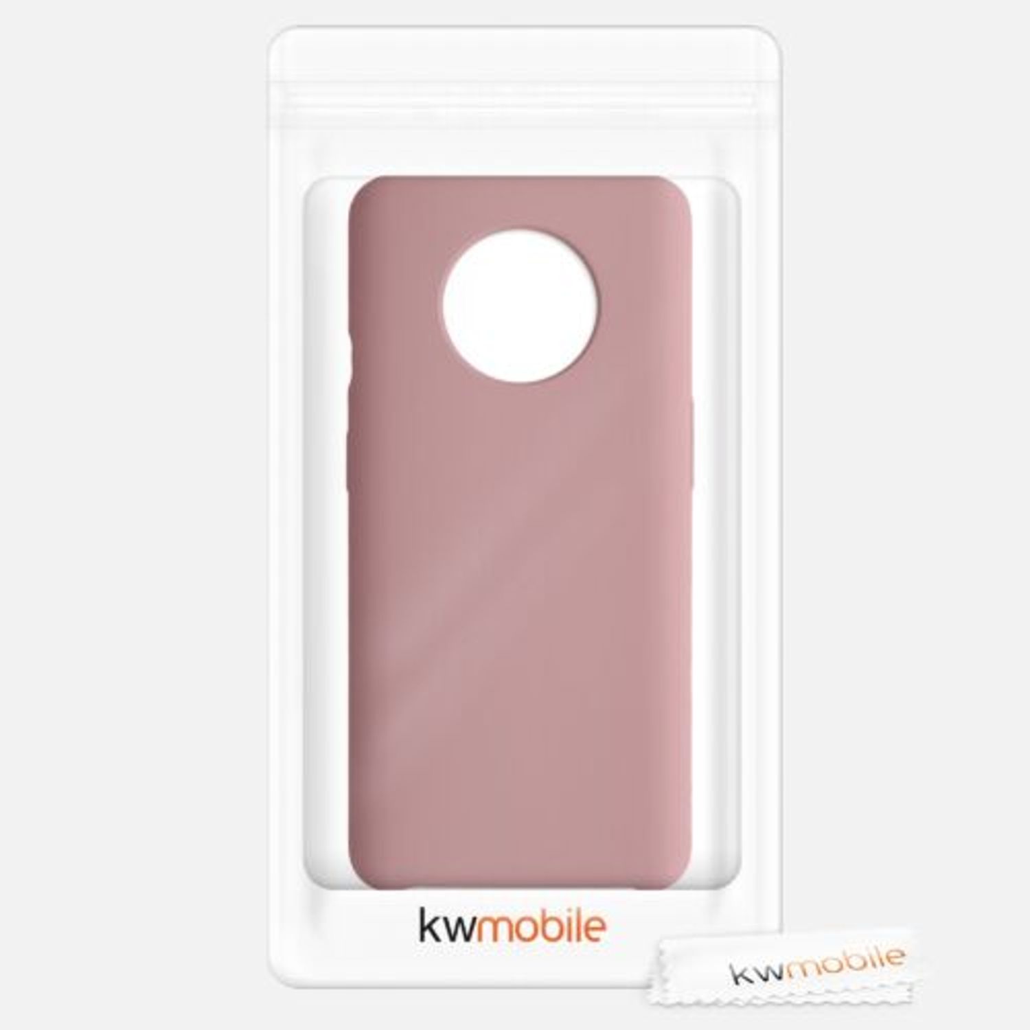 Husa pentru OnePlus 7T, Silicon, Roz, 50403.193 fotografia produsului View 7 L