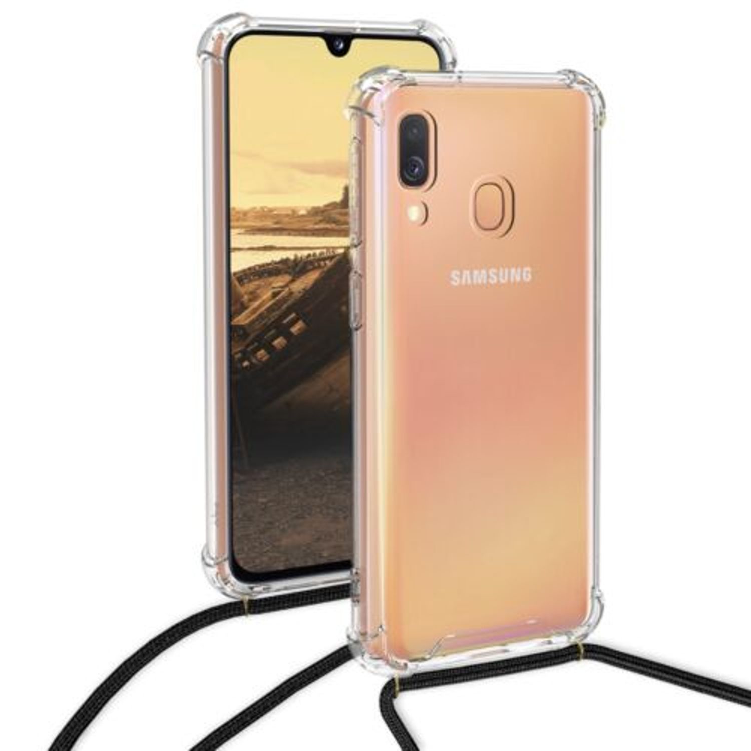 Husa pentru Samsung Galaxy A40, Silicon, Transparent, 48700.01 fotografia produsului View 5 L