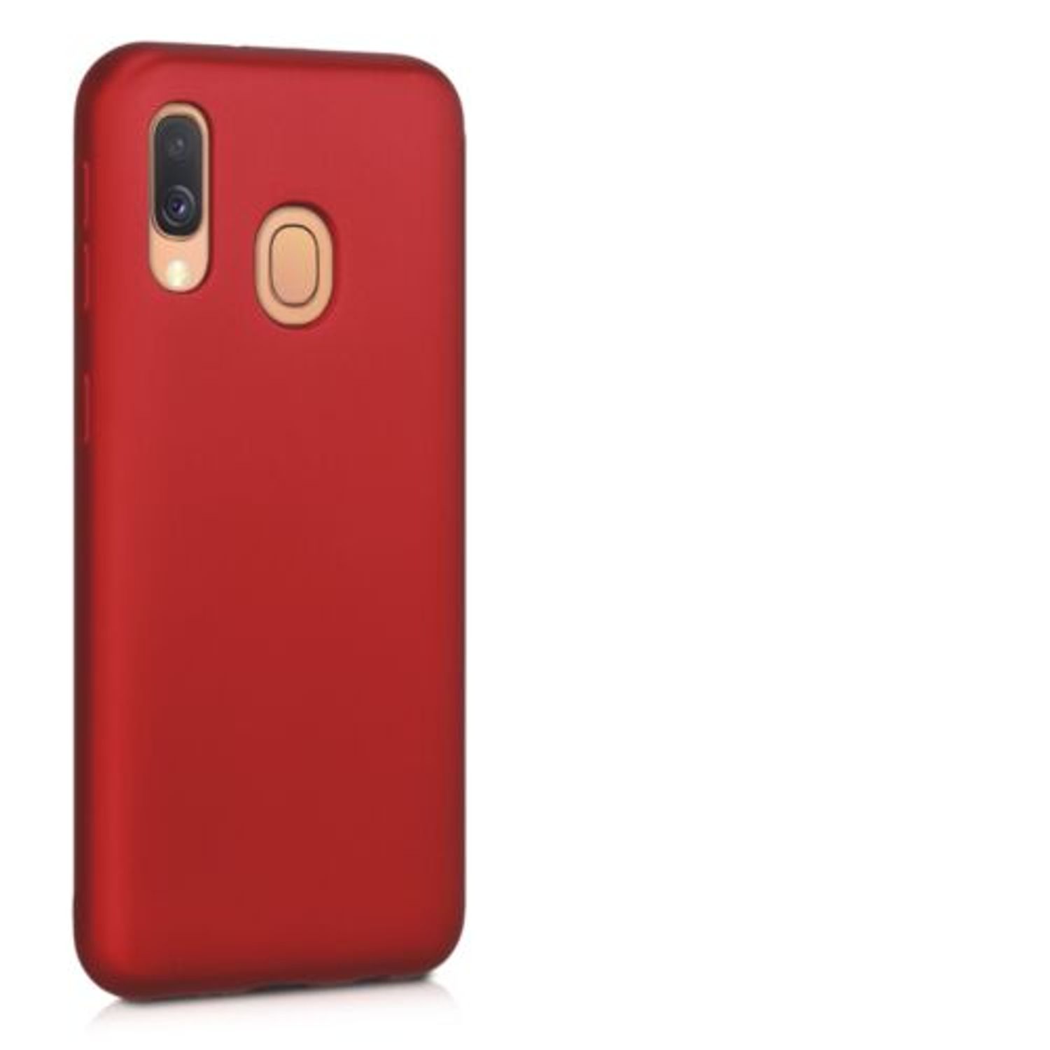 Husa pentru Samsung Galaxy A40, Silicon, Rosu, 48546.36 fotografia produsului View 8 L