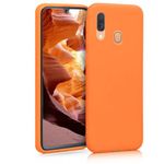 Husa pentru Samsung Galaxy A40, Silicon, Portocaliu, 48547.150 fotografia produsului