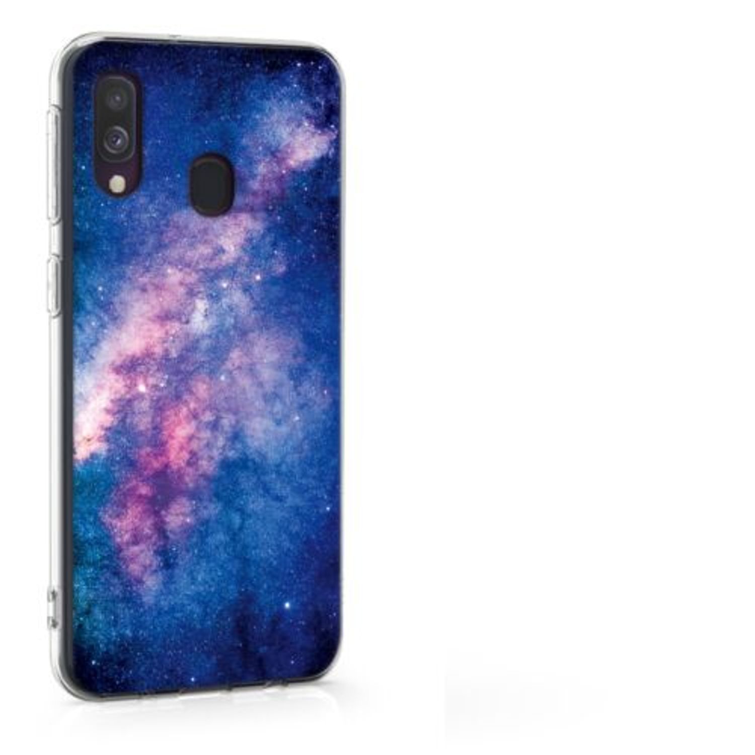 Husa pentru Samsung Galaxy A40, Silicon, Albastru, 48543.04 fotografia produsului View 7 L