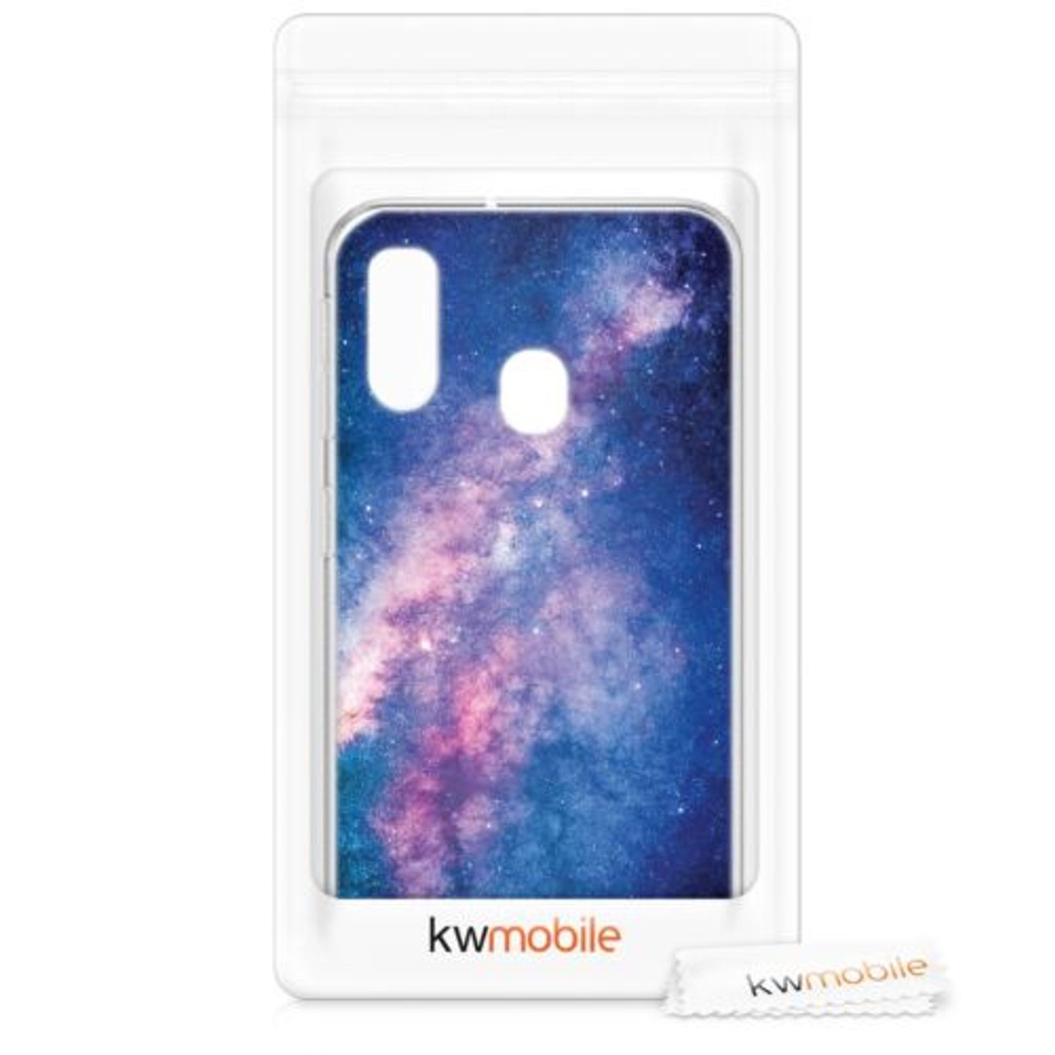Husa pentru Samsung Galaxy A40, Silicon, Albastru, 48543.04 fotografia produsului View 6 L