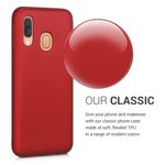 Husa pentru Samsung Galaxy A40, Silicon, Rosu, 48546.36 fotografia produsului View 4 S
