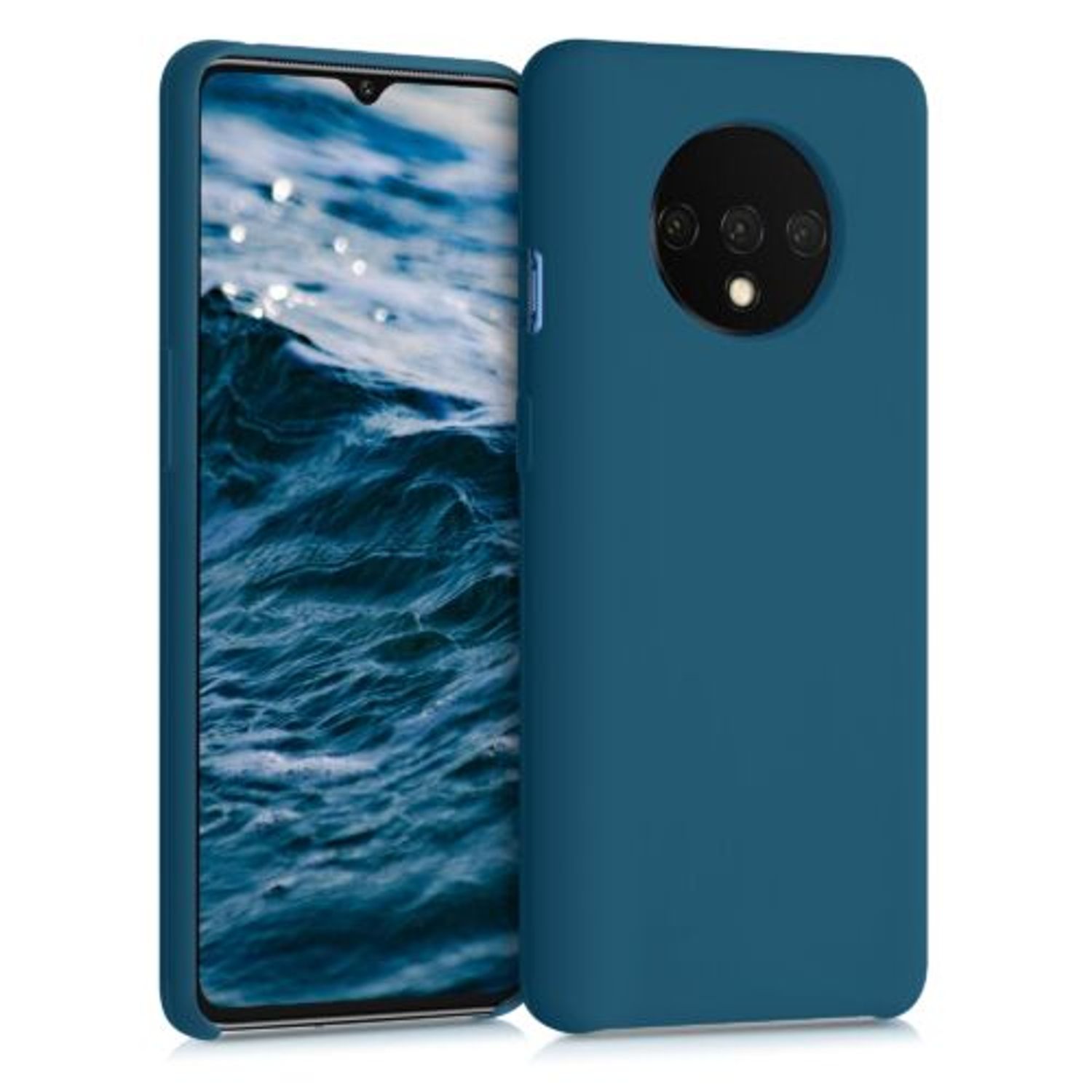 Husa pentru OnePlus 7T, Silicon, Verde, 50403.57 fotografia produsului