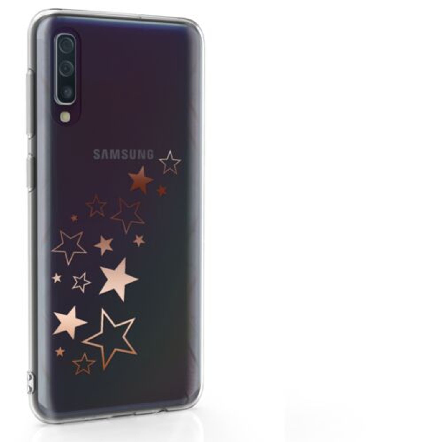 Husa pentru Samsung Galaxy A50, Silicon, Rose Gold, 48061.13 fotografia produsului View 8 L