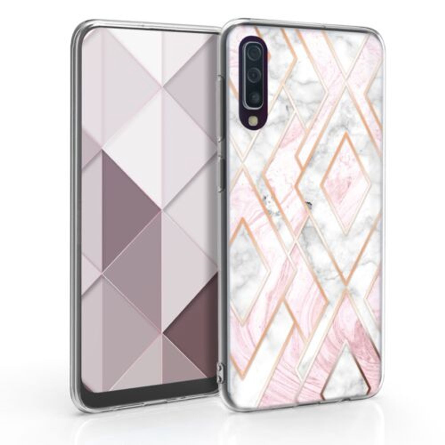 Husa pentru Samsung Galaxy A50, Silicon, Multicolor, 48061.06 fotografia produsului