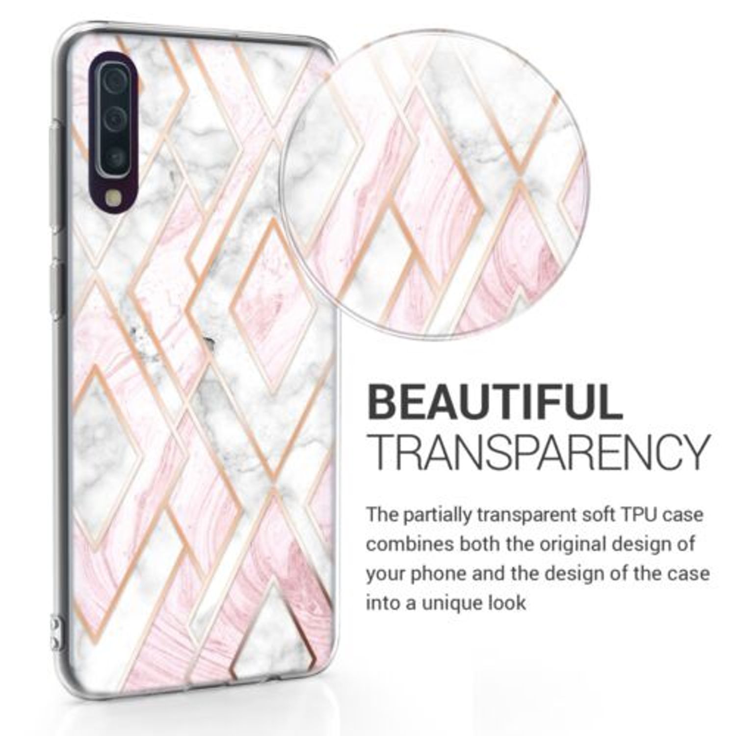 Husa pentru Samsung Galaxy A50, Silicon, Multicolor, 48061.06 fotografia produsului View 4 L