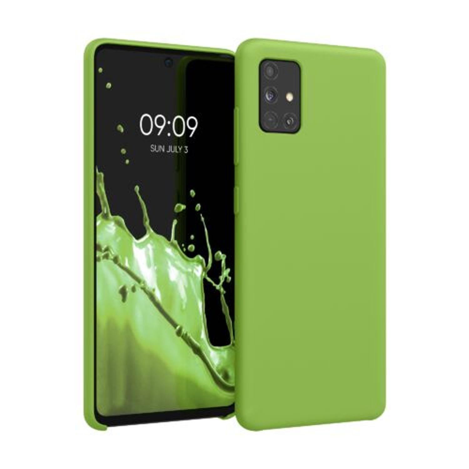 Husa pentru Samsung Galaxy A51, Silicon, Verde, 51197.220 fotografia produsului
