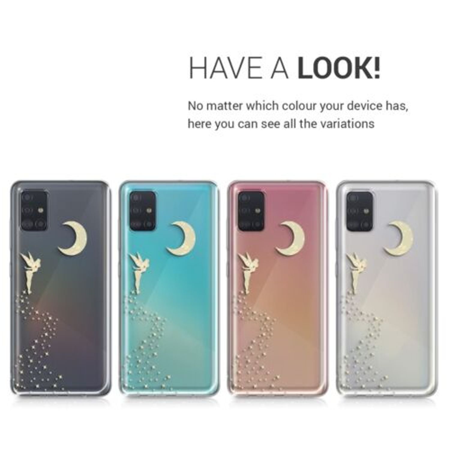 Husa pentru Samsung Galaxy A51, Silicon, Gold, 51200.03 fotografia produsului View 5 L