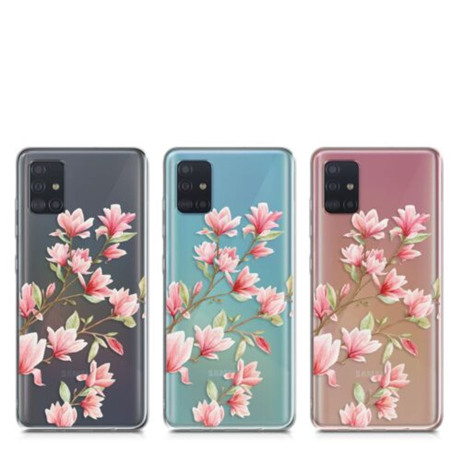 Husa pentru Samsung Galaxy A51, Silicon, Roz, 51199.01 fotografia produsului View 9 L