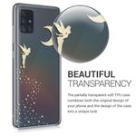 Husa pentru Samsung Galaxy A51, Silicon, Gold, 51200.03 fotografia produsului View 4 S
