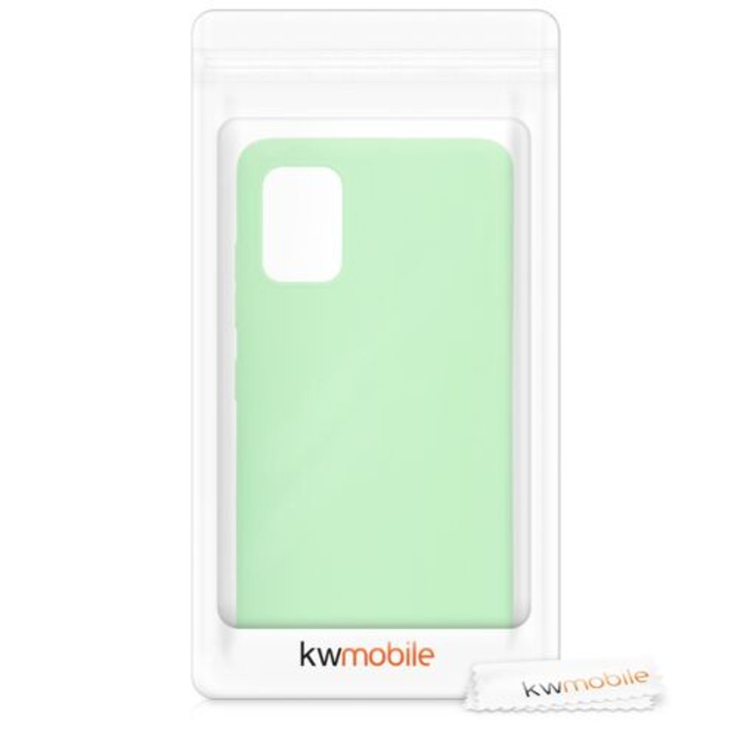 Husa pentru Samsung Galaxy A51, Silicon, Verde, 51196.50 fotografia produsului View 8 L