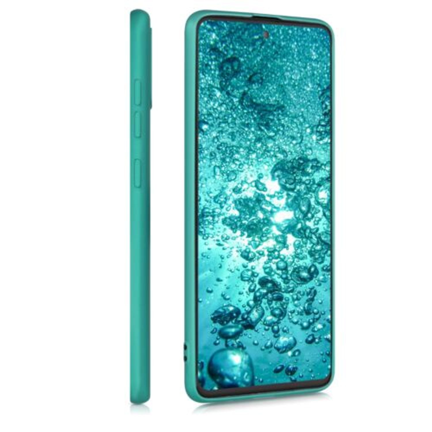 Husa pentru Samsung Galaxy A51, Silicon, Verde, 51201.128 fotografia produsului View 5 L