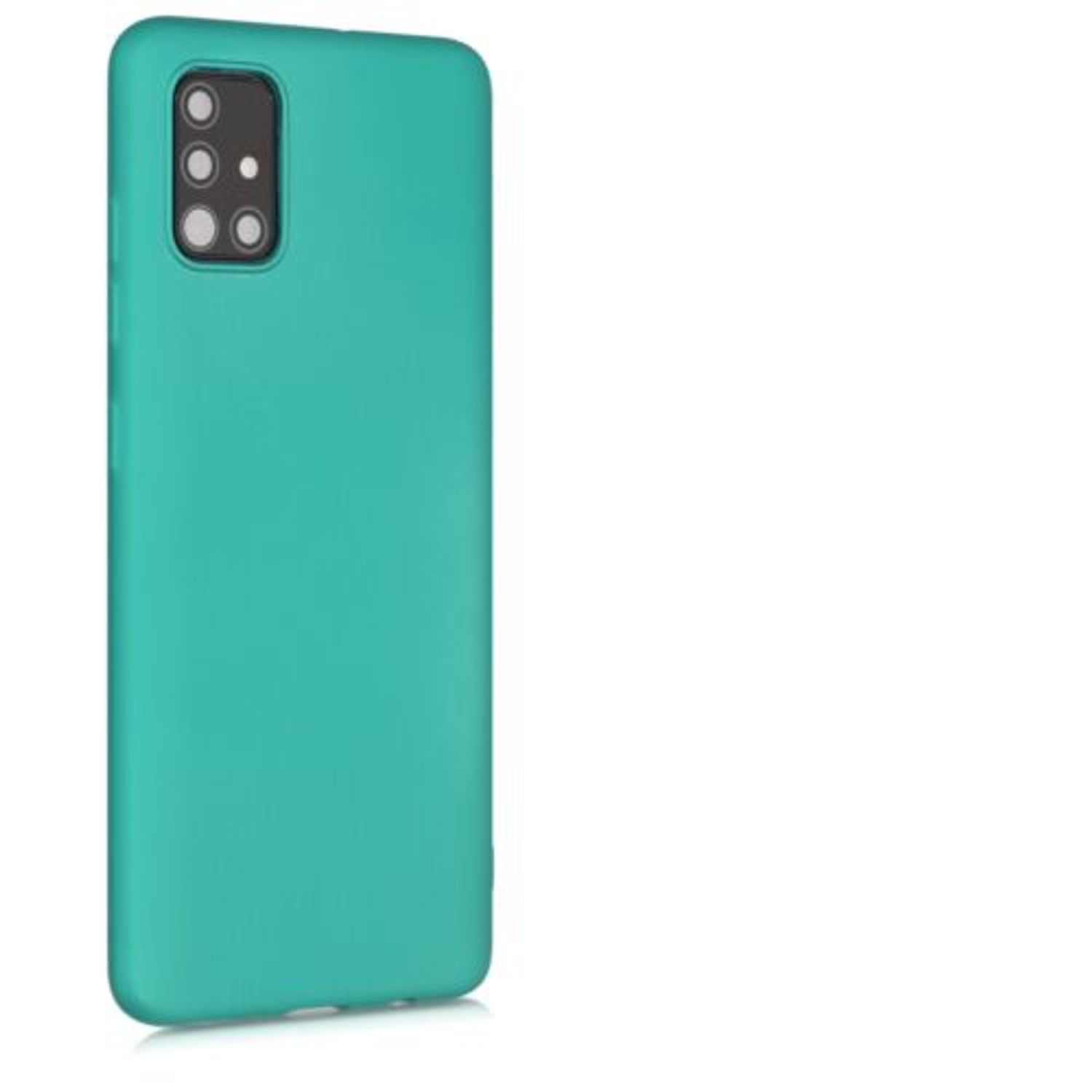 Husa pentru Samsung Galaxy A51, Silicon, Verde, 51201.128 fotografia produsului View 8 L