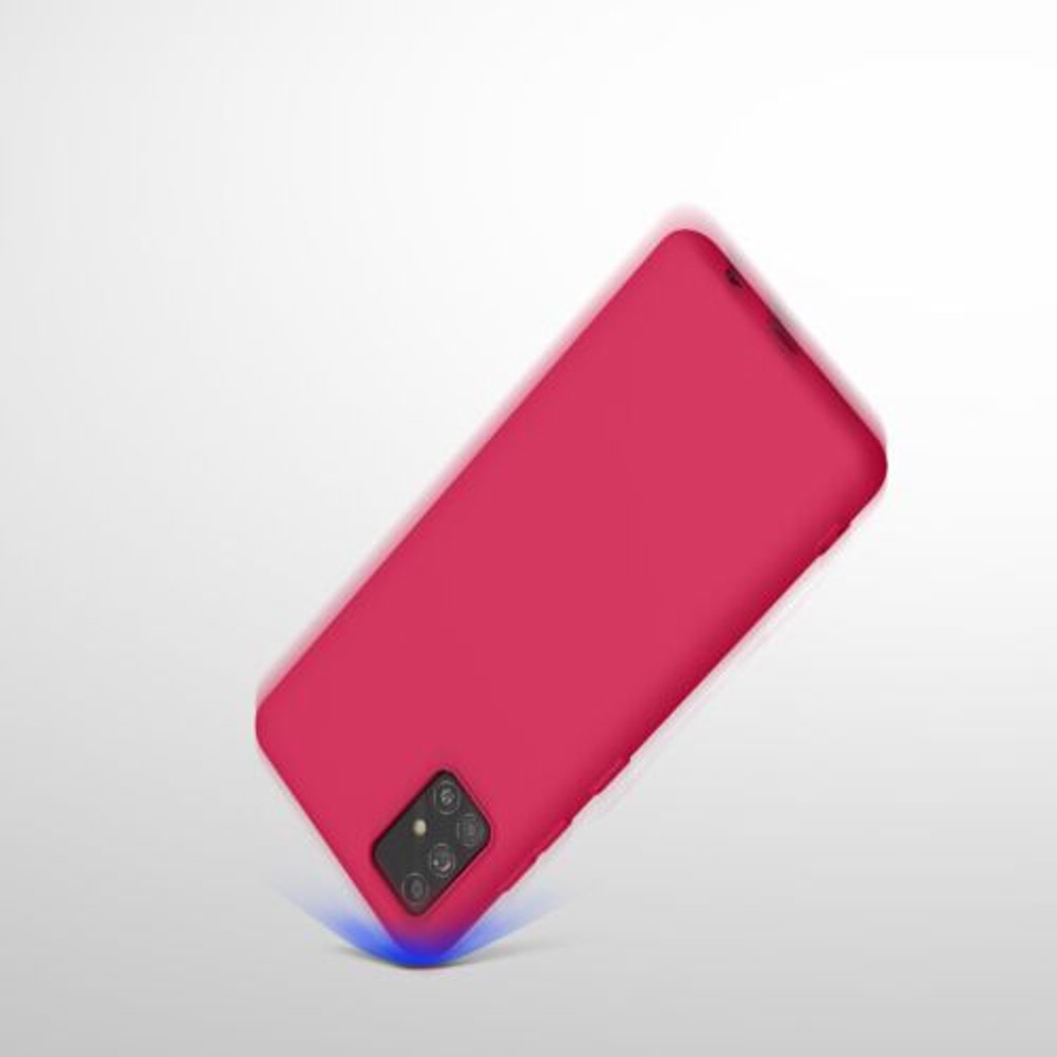 Husa pentru Samsung Galaxy A51, Silicon, Violet, 51196.175 fotografia produsului View 7 L