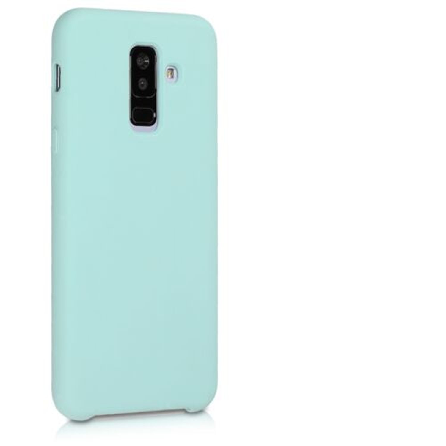 Husa pentru Samsung Galaxy A6 Plus, Silicon, Verde, 46379.50 fotografia produsului View 8 L