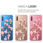 Husa pentru Samsung Galaxy A7 (2018), Silicon, Roz, 46430.01 fotografia produsului View 5 S
