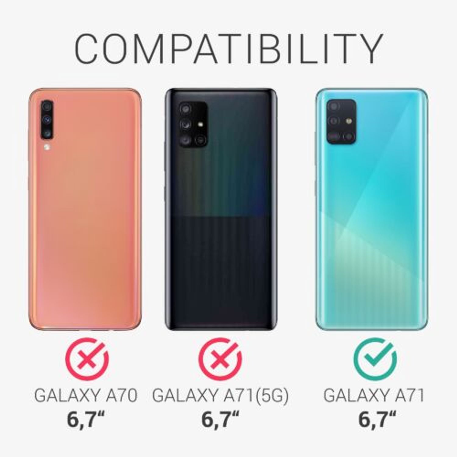 Husa pentru Samsung Galaxy A71, Silicon, Roz, 51208.167 fotografia produsului View 6 L