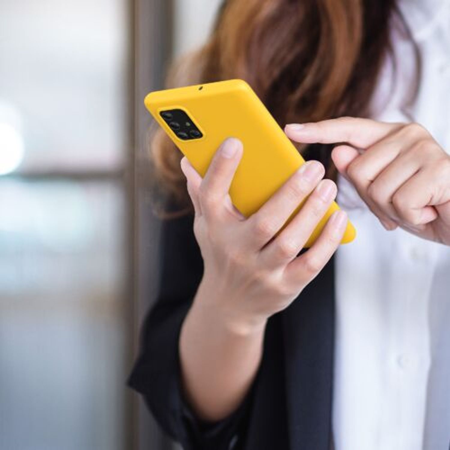 Husa pentru Samsung Galaxy A71, Silicon, Galben, 51208.143 fotografia produsului View 5 L