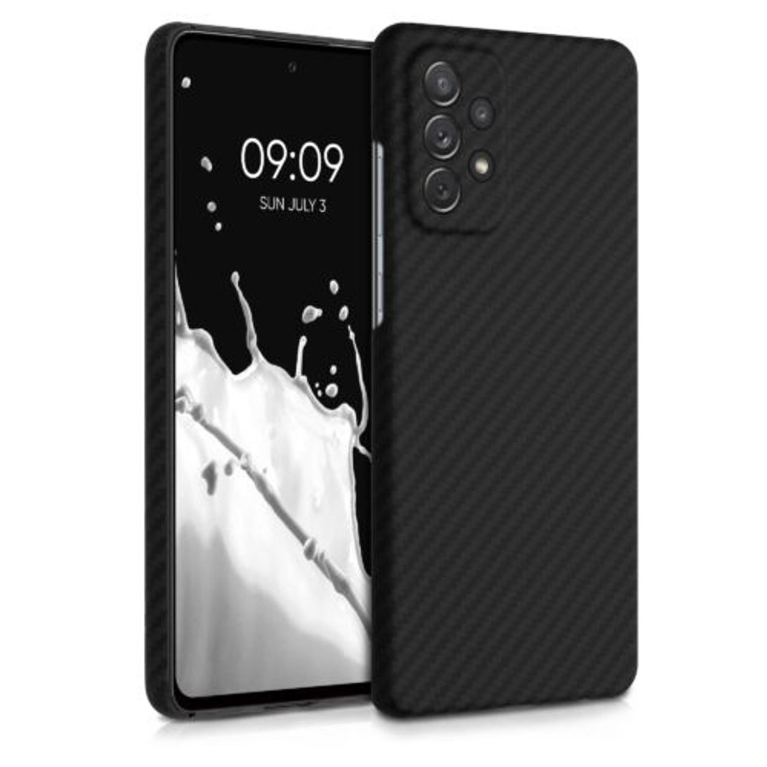 Husa pentru Samsung Galaxy A72, Aramida, Negru, 55206.47 fotografia produsului