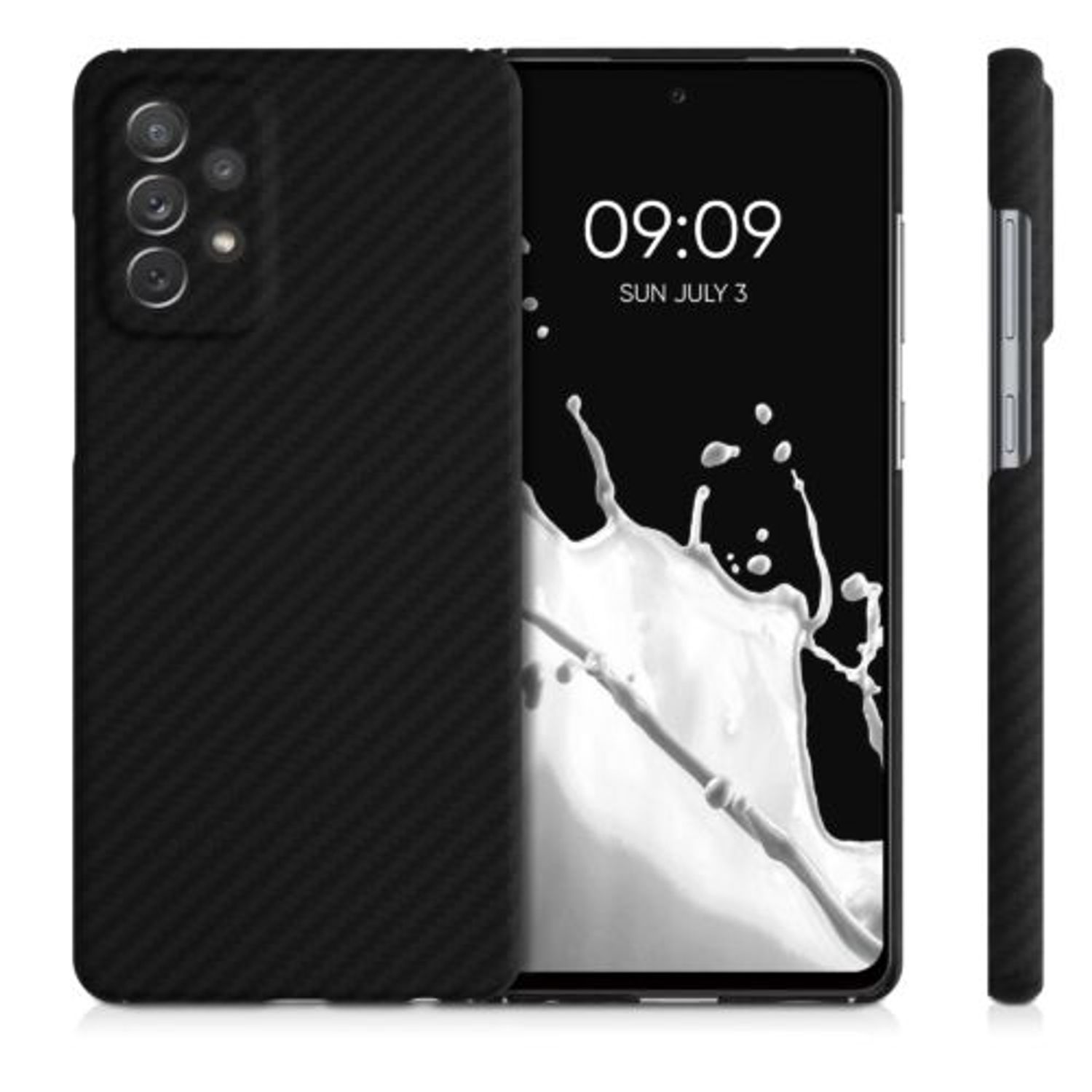 Husa pentru Samsung Galaxy A72, Aramida, Negru, 55206.47 fotografia produsului View 2 L