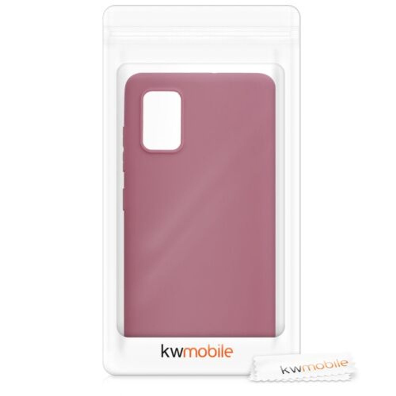 Husa pentru Samsung Galaxy A71, Silicon, Roz, 51208.167 fotografia produsului View 8 L