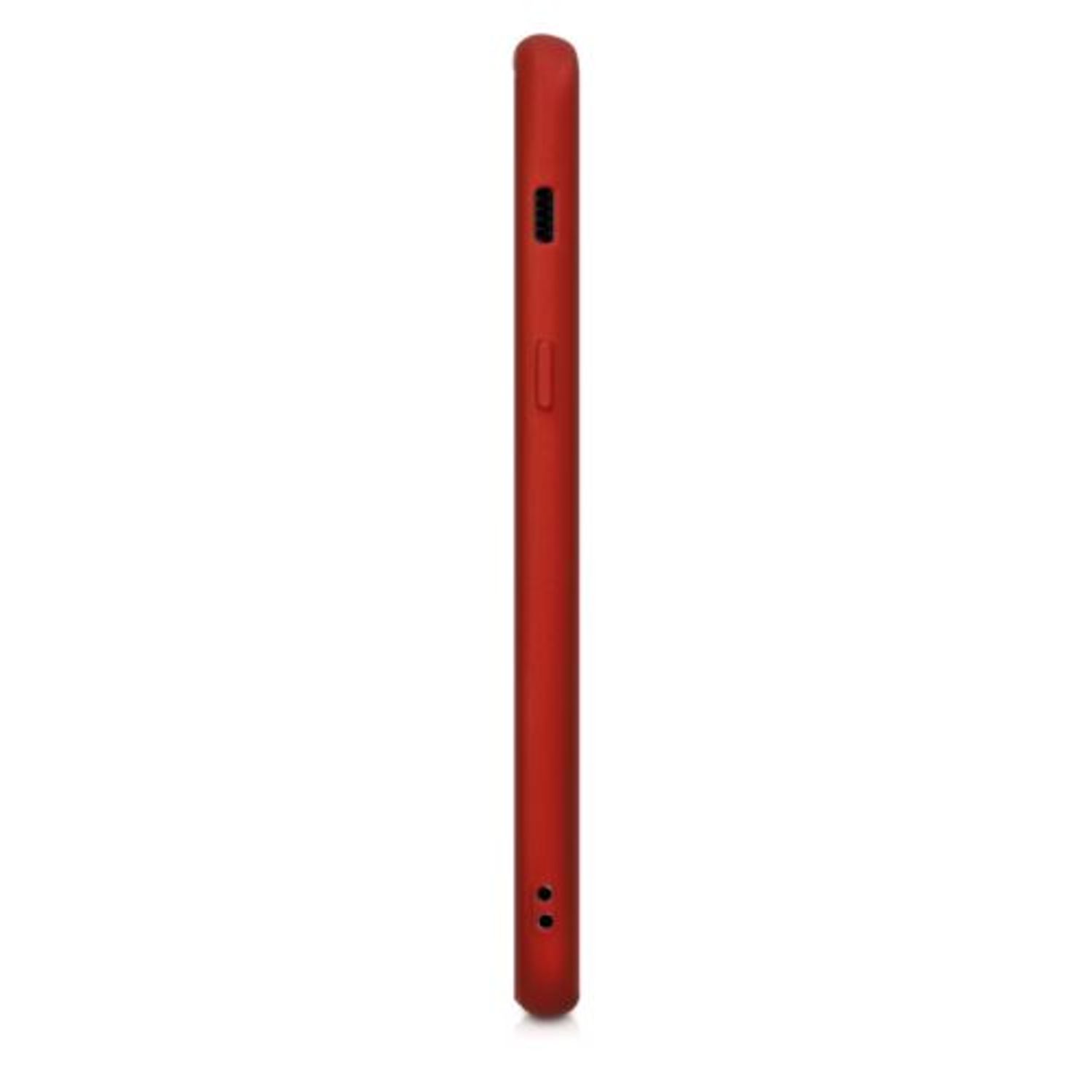 Husa pentru Samsung Galaxy A8 (2018), Silicon, Rosu, 45634.36 fotografia produsului View 5 L