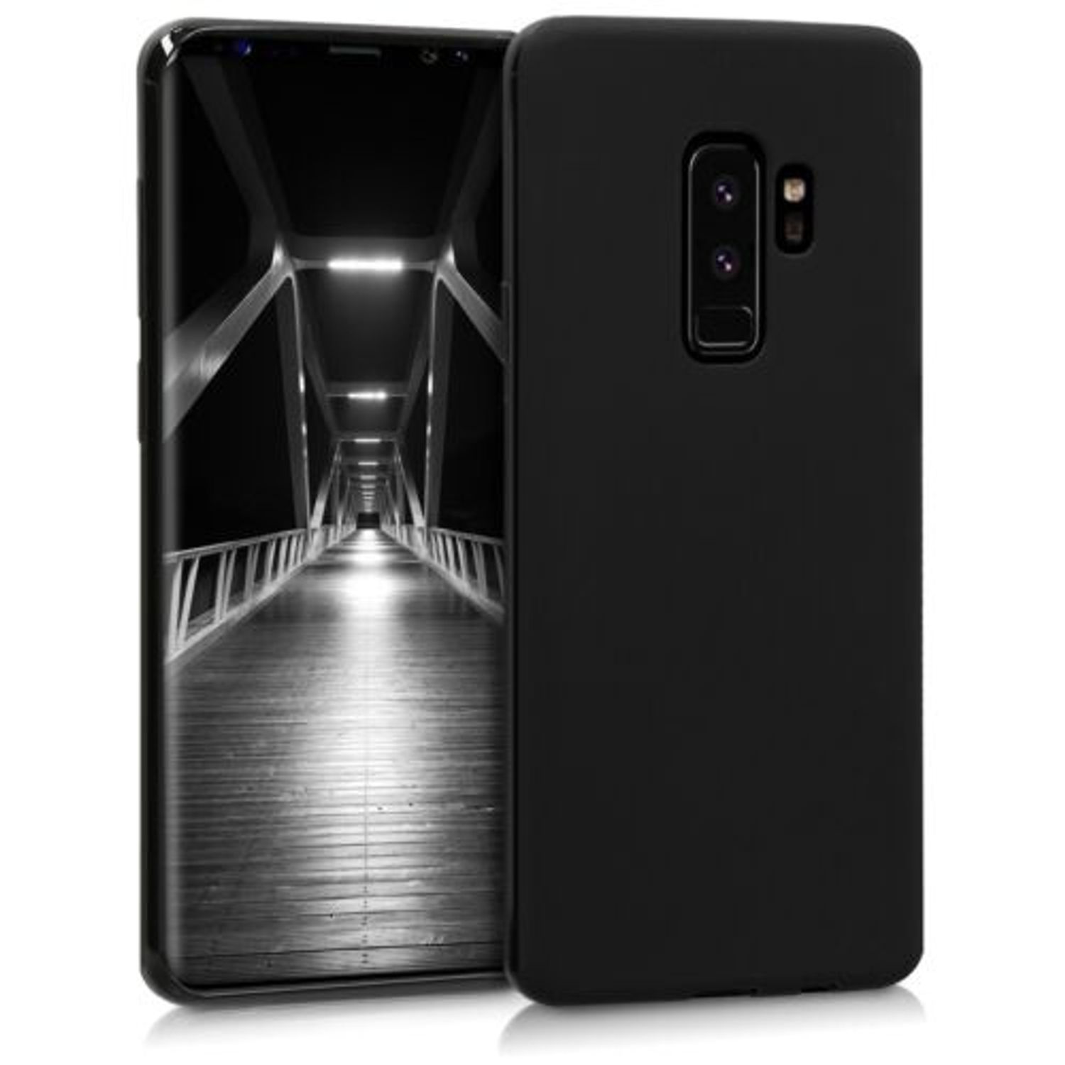 Husa pentru Samsung Galaxy S9 Plus, Silicon, Negru, 44096.47 fotografia produsului