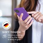 Husa pentru iPhone 11, Silicon, Mov, 49724.221 fotografia produsului View 5 S