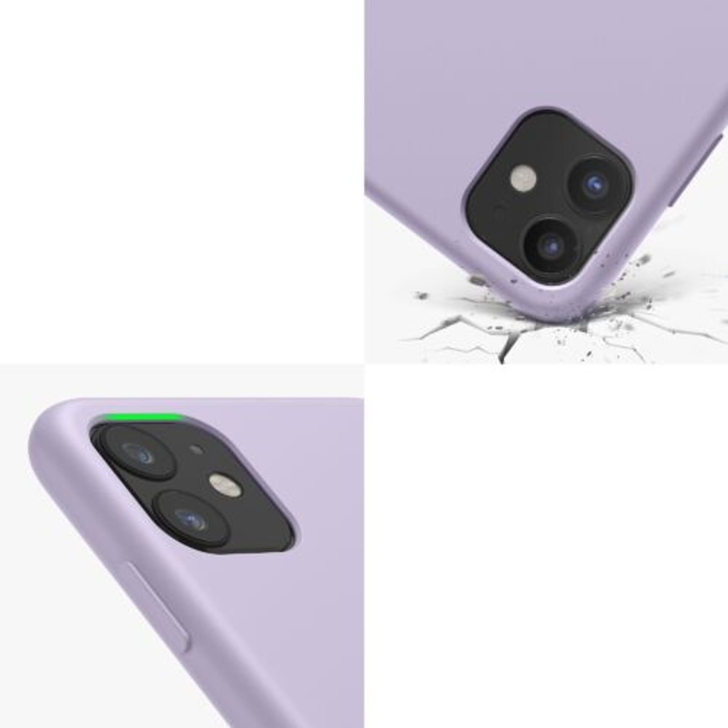 Husa pentru Apple iPhone 11, Silicon, Mov, 49724.192 fotografia produsului View 9 L