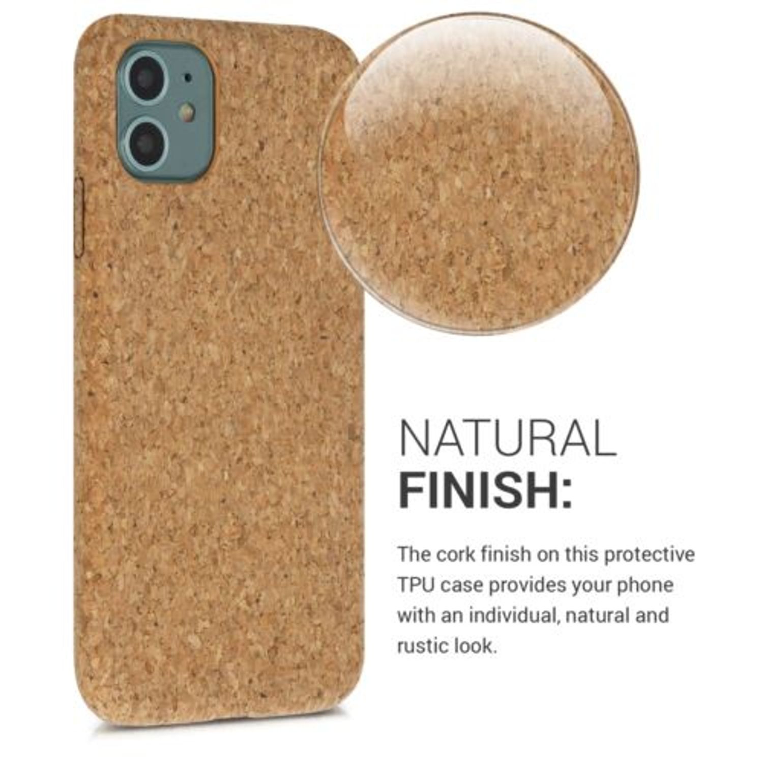 Husa pentru Apple iPhone 11, Pluta, Maro, 52316.05 fotografia produsului View 4 L