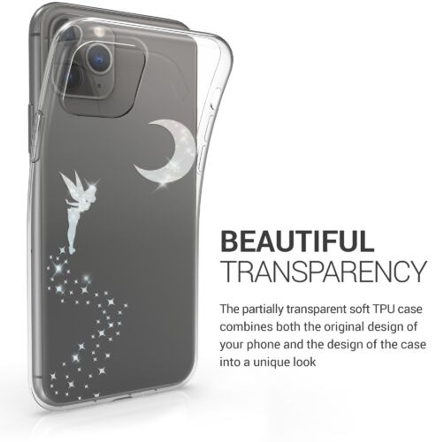 Husa pentru Apple iPhone 11 Pro, Silicon, Silver, 49784.10 fotografia produsului View 3 L