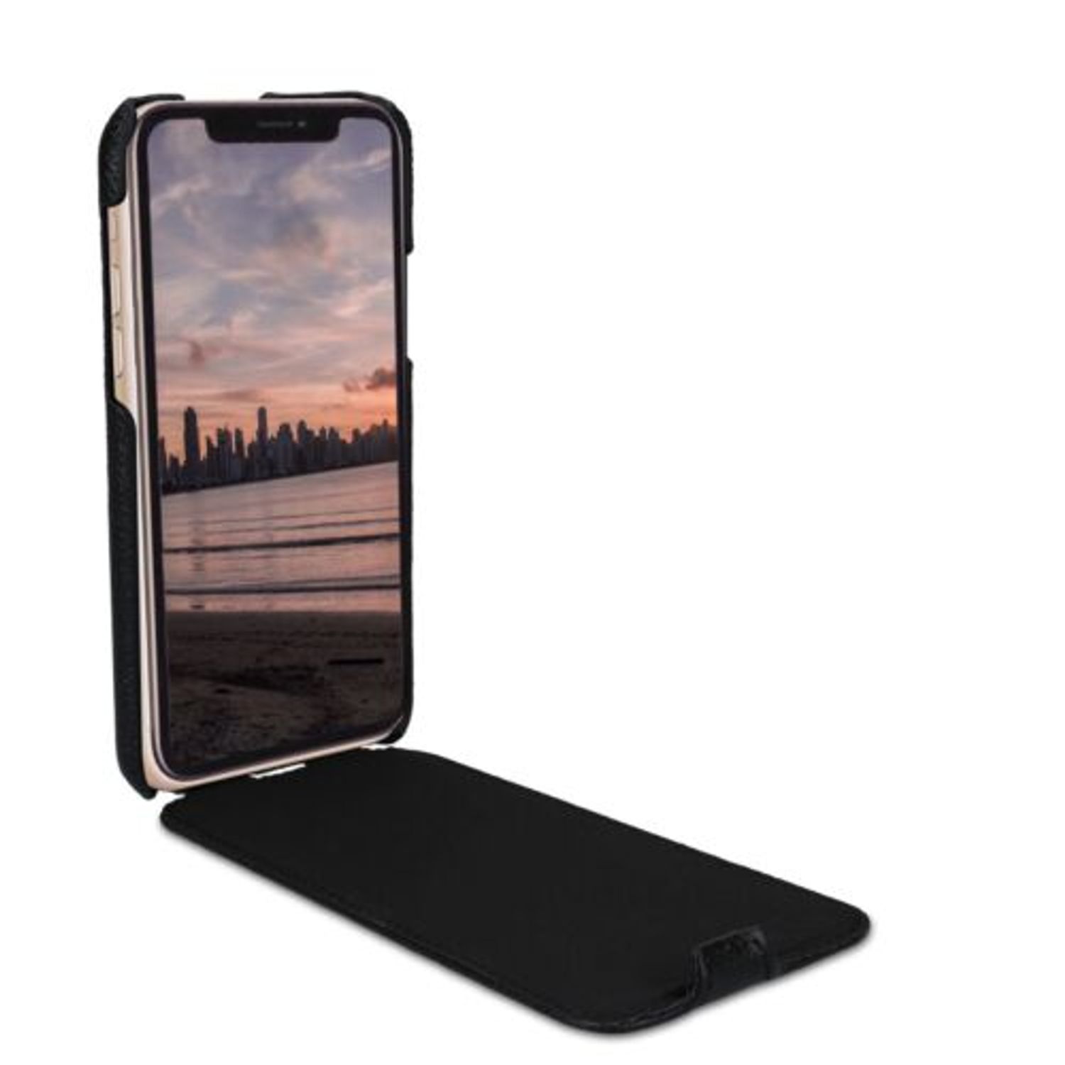 Husa pentru Apple iPhone 11 Pro, Piele naturala, Negru, 49807.01 fotografia produsului View 10 L