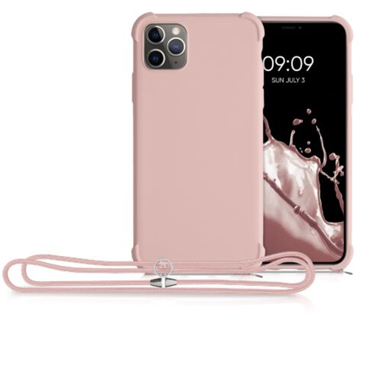 Husa pentru iPhone 11 Pro Max, Silicon, Roz, 55764.154 fotografia produsului View 8 L