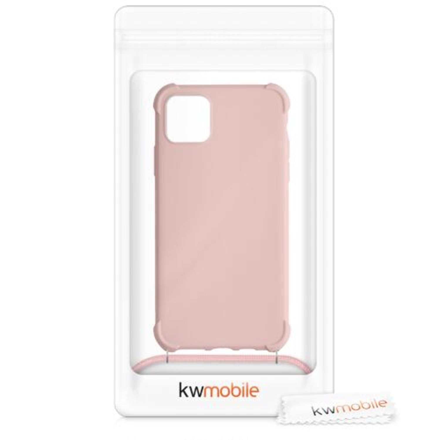 Husa pentru iPhone 11 Pro Max, Silicon, Roz, 55764.154 fotografia produsului View 7 L