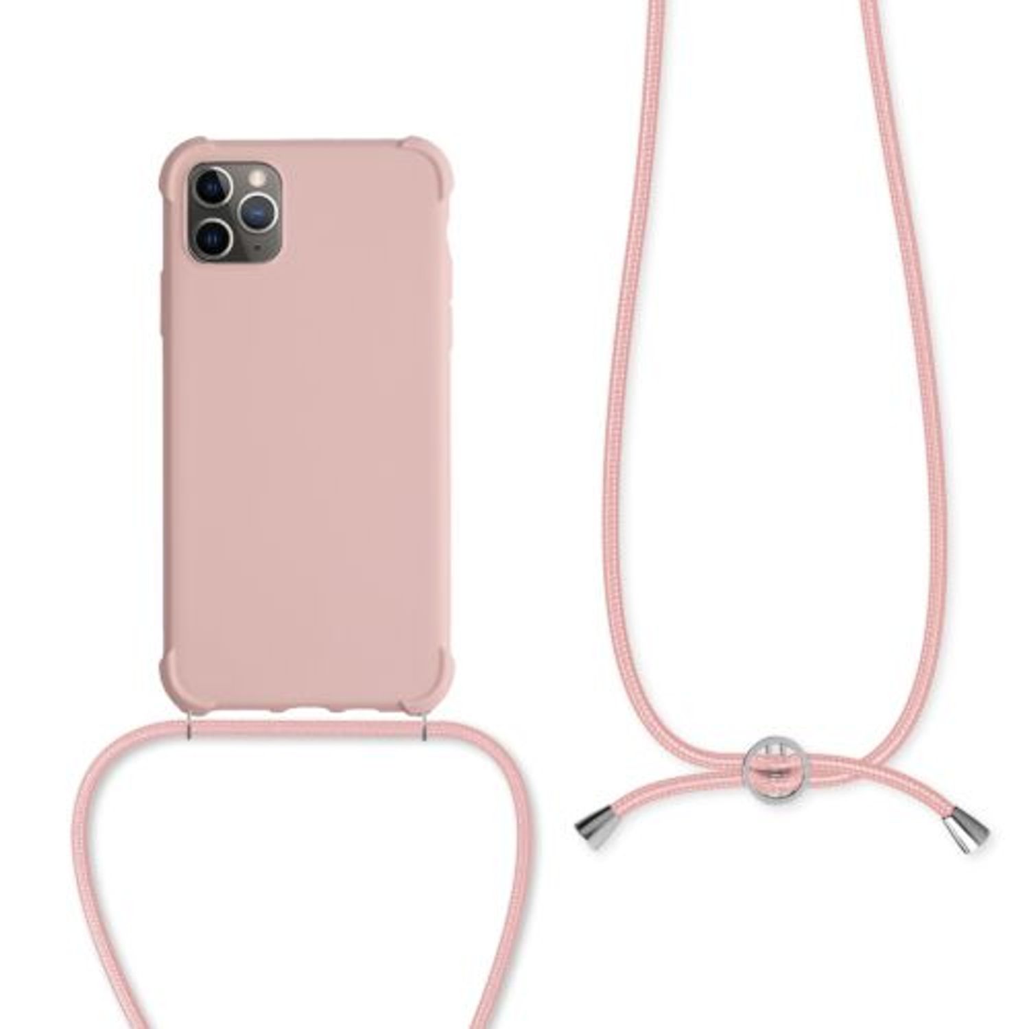Husa pentru iPhone 11 Pro Max, Silicon, Roz, 55764.154 fotografia produsului View 2 L