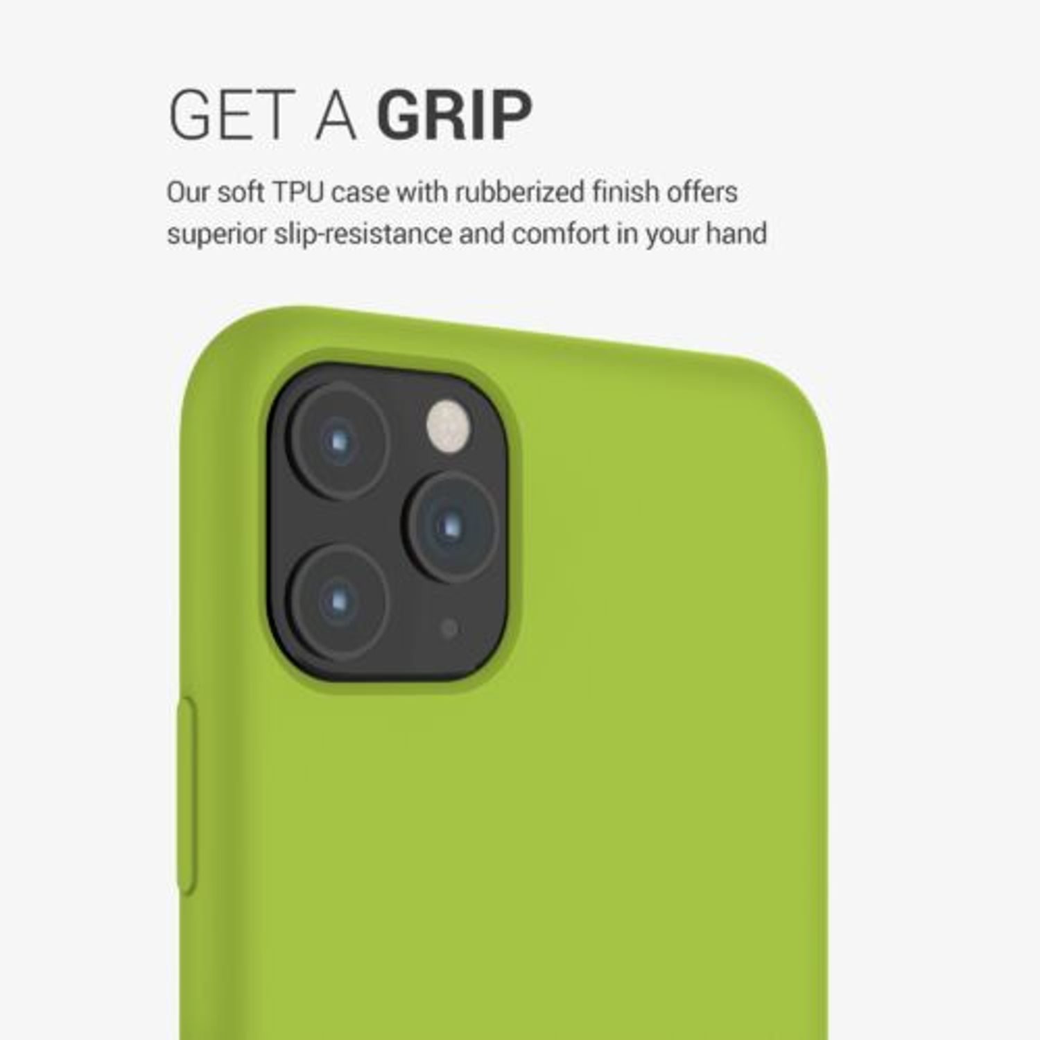 Husa pentru iPhone 11 Pro Max, Silicon, Verde, 49725.220 fotografia produsului View 7 L