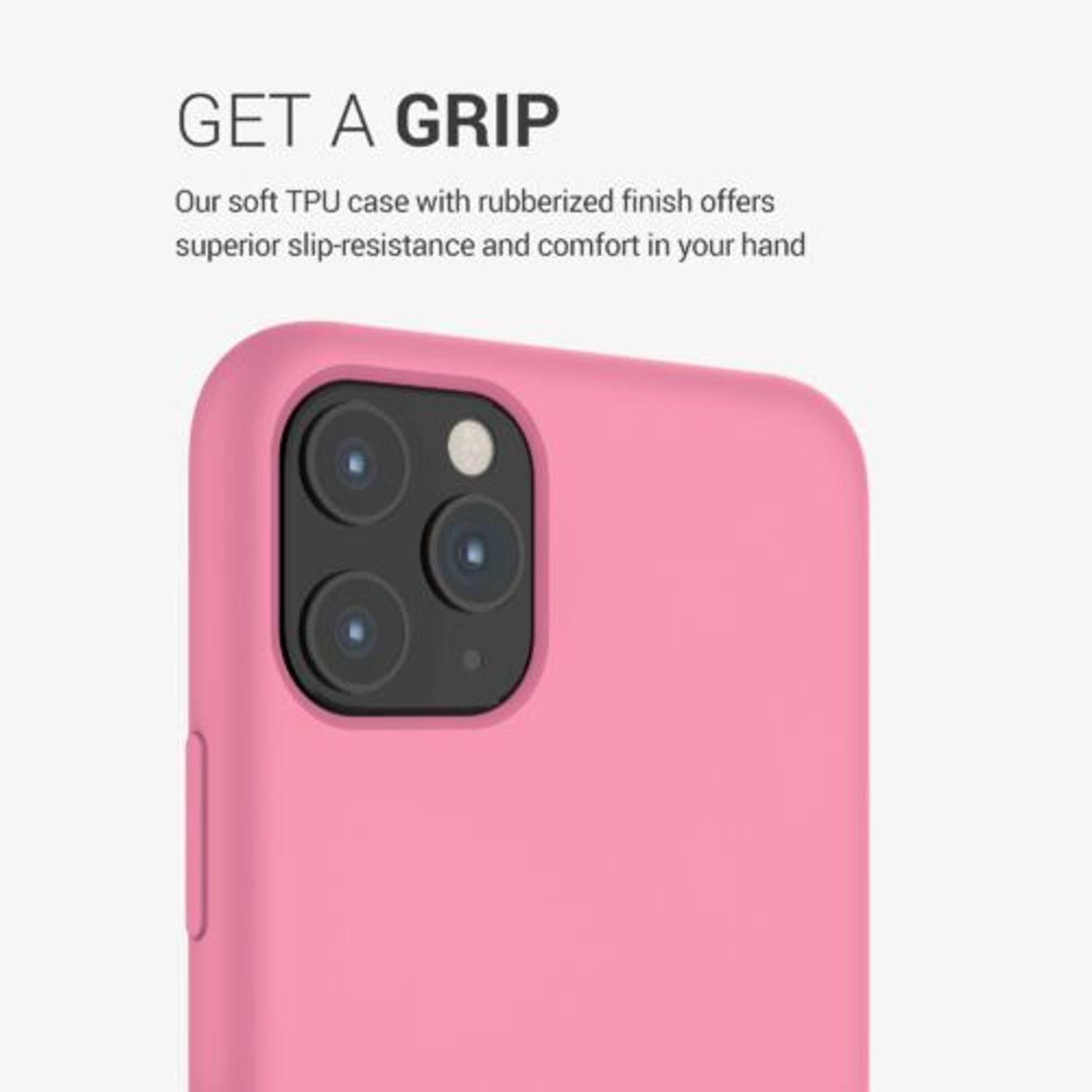 Husa pentru Apple iPhone 11 Pro Max, Silicon, Roz, 49725.212 fotografia produsului View 6 L