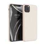 Husa pentru Apple iPhone 11 Pro Max, Silicon, Crem, 49725.16 fotografia produsului