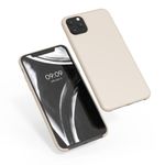 Husa pentru Apple iPhone 11 Pro Max, Silicon, Crem, 49725.16 fotografia produsului View 2 S