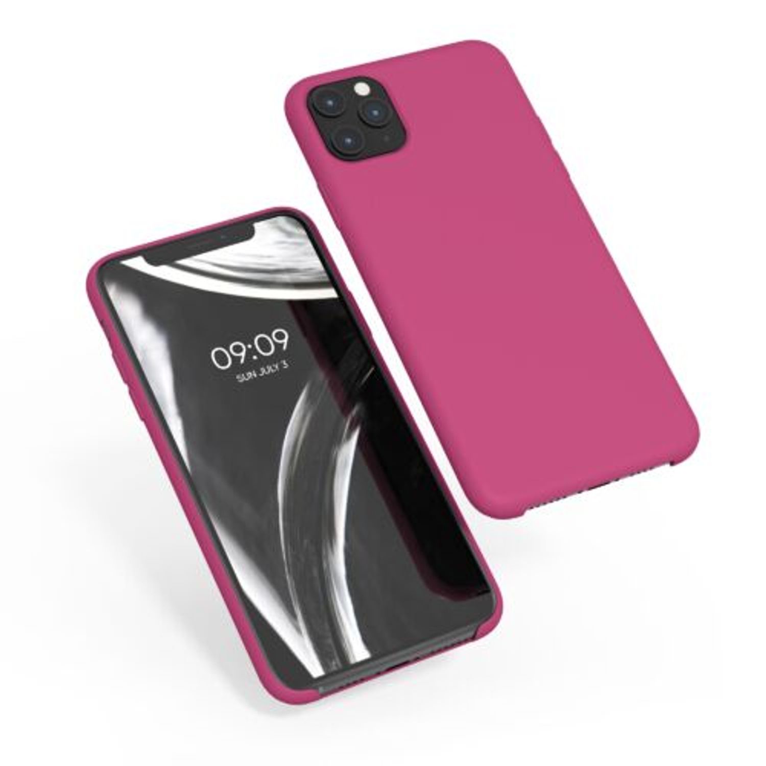 Husa pentru Apple iPhone 11 Pro Max, Silicon, Roz, 49725.213 fotografia produsului View 2 L