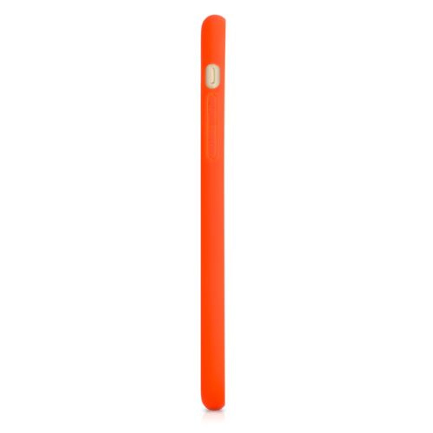 Husa pentru iPhone 11 Pro Max, Silicon, Portocaliu, 49782.69 fotografia produsului View 5 L