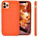 Husa pentru iPhone 11 Pro Max, Silicon, Portocaliu, 49782.69 fotografia produsului View 2 S