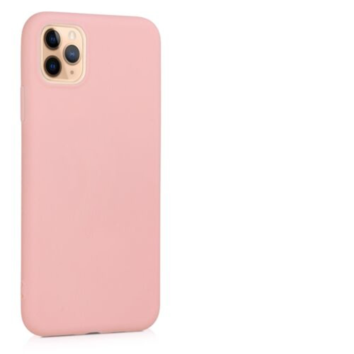 Husa pentru Apple iPhone 11 Pro Max, Silicon, Rose Gold, 49789.89 fotografia produsului View 8 L
